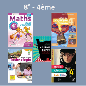 (1) Paquete Completo Libros de 8° - 4ème