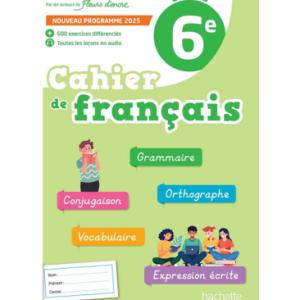 (A) Fleurs d'encre 6e - Cahier élève - Ed. 2025