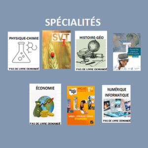 (2) SPÉCIALITÉS de 12° - Terminale