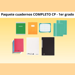 Combo de Cuadernos de 1er grado - CP
