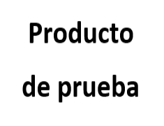 Producto de prueba