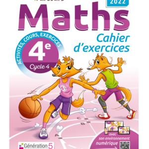 (A) Cahier d'exercices iParcours maths 4e avec cours (édition 2022)