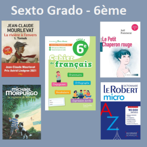 (1) Paquete Completo Libros de 6° - 6ème