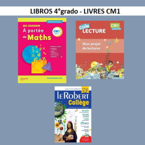 (1) Paquete Completo Libros de 4° - CM1