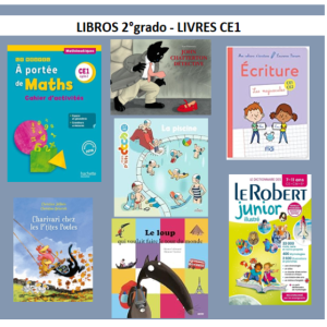 (1) PAQUETE COMPLETO LIBROS SEGUNDO GRADO - CE1