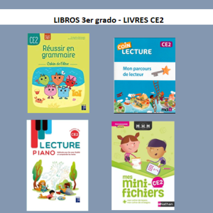 (1) PAQUETE COMPLETO LIBROS TERCER GRADO - CE2